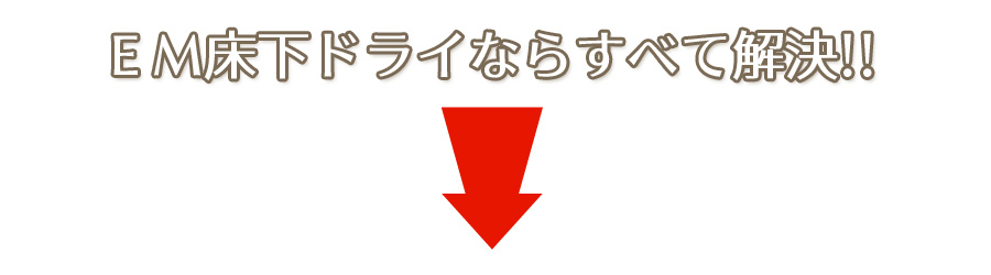 EM床下ドライならすべて解決!!