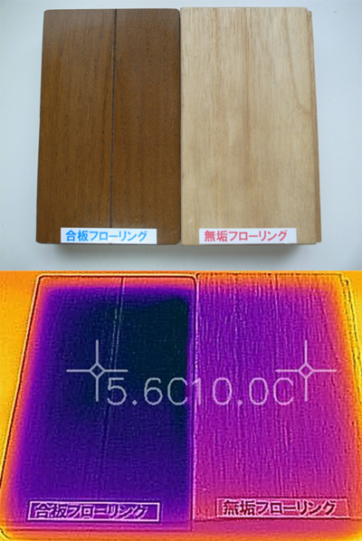 表面温度サーモカメラ画像